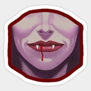 The Lady Vamp Mask & Sticker